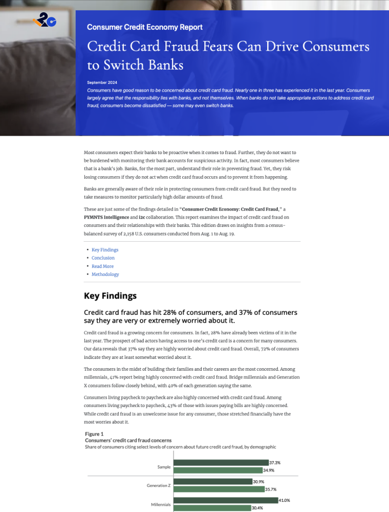 Credit Economy Report: Credit Card Fraud Fears Drive Consumers to Switch Banks